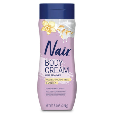 Nair Body Cream Hair Remover Oat Milk and Vanilla 7.9 oz - ANNS BEAUTY SUPPLY